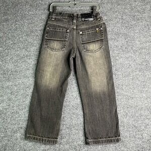 Vintage Y2K Southpole Jeans Boys 6 Black Wash‎ Grunge Hip Hop Skate